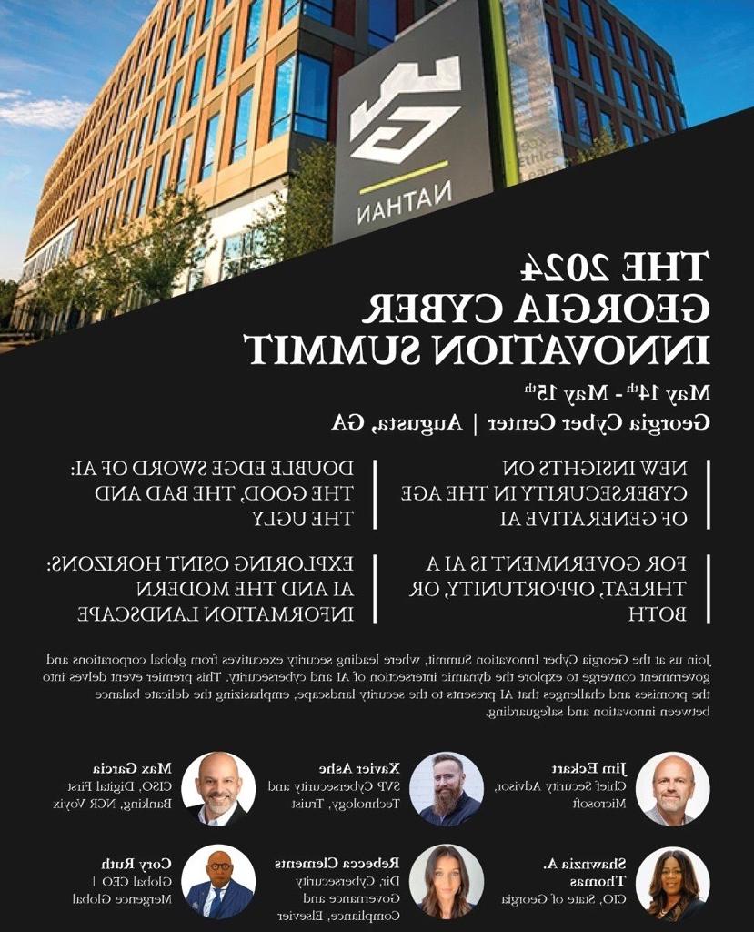 2024 Georgia Cyber Innovation Summit Flyer